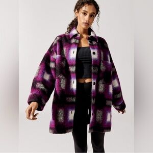 IRO Paris Harwel Plaid Shirt Jacket - Oversized wool blend